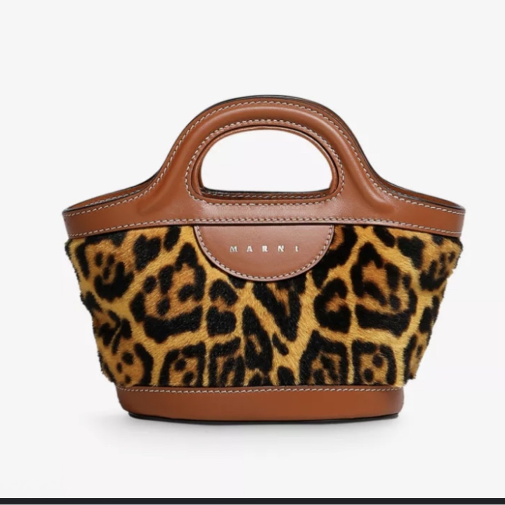 Marni Mini Leopard Print Bag